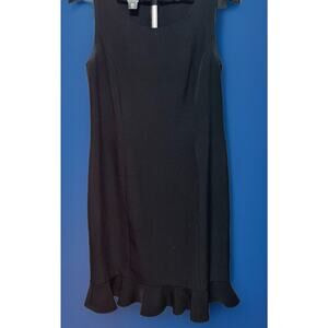 Danny And Nicole Black Sleeveless knee length Dress Size 10